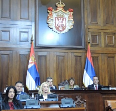 9 October 2015 Second Sitting of the Second Regular Session of the National Assembly of the Republic of Serbia in 2015